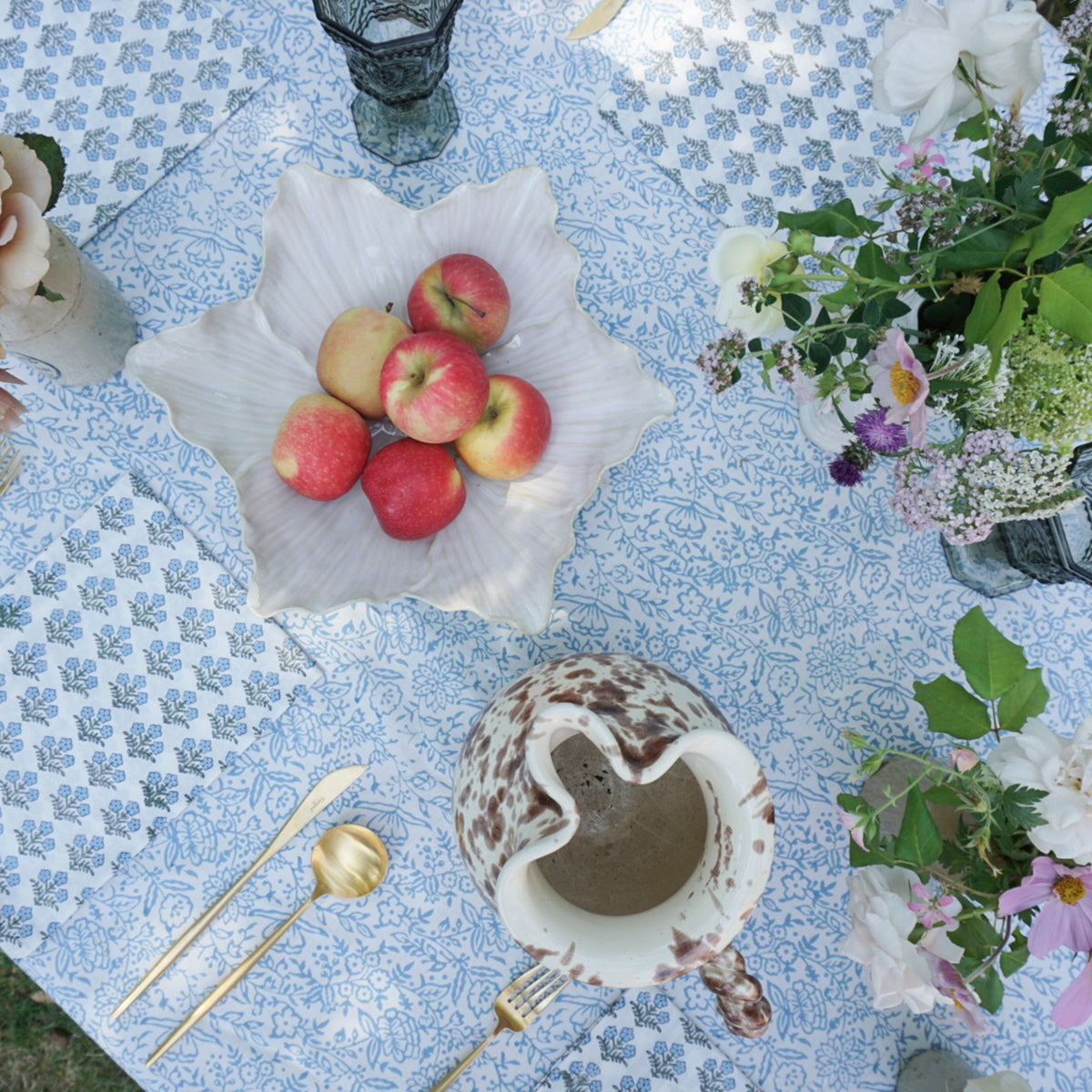 Hazel Blue Tablecloth SECONDS