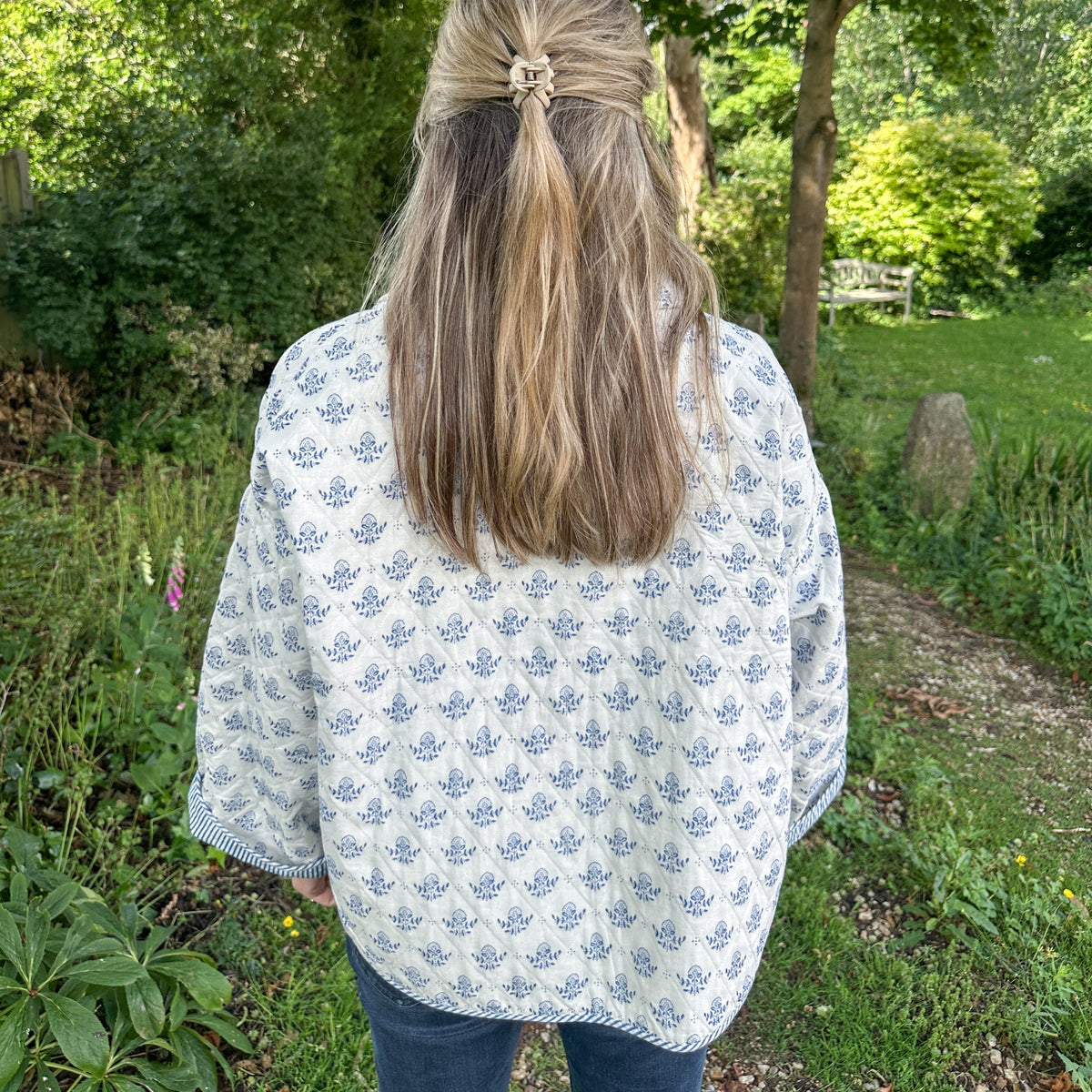 Clara Blue Relaxed Jacket SECONDS