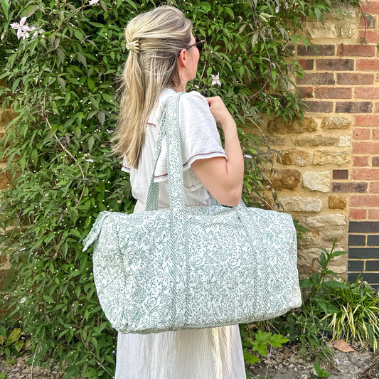 Green Hazel Weekend Bag