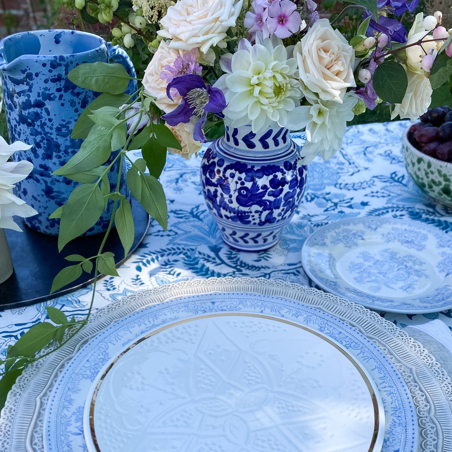 Ravello Vase in Blue