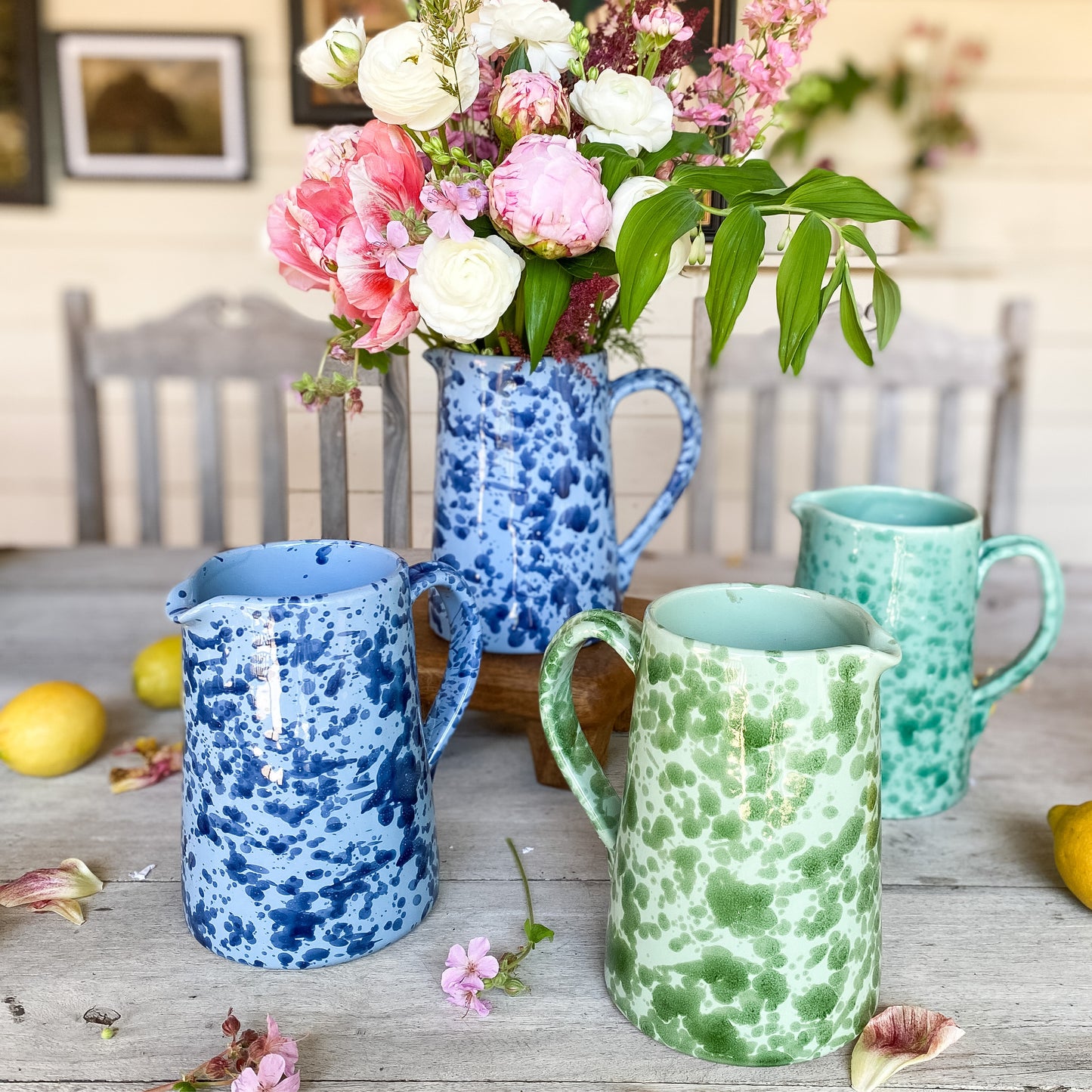 Blue Rhea Jug