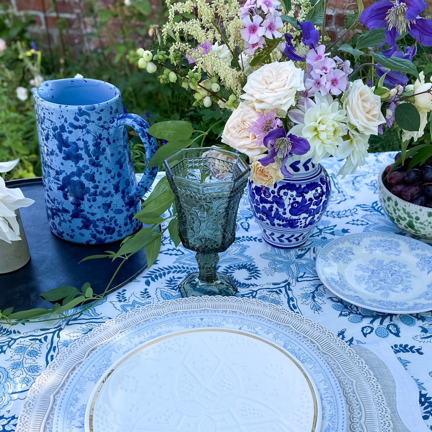 Blue Rhea Jug