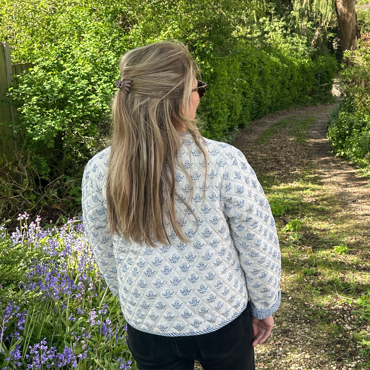 Clara Jacket - Blue SECONDS Sizes M & L
