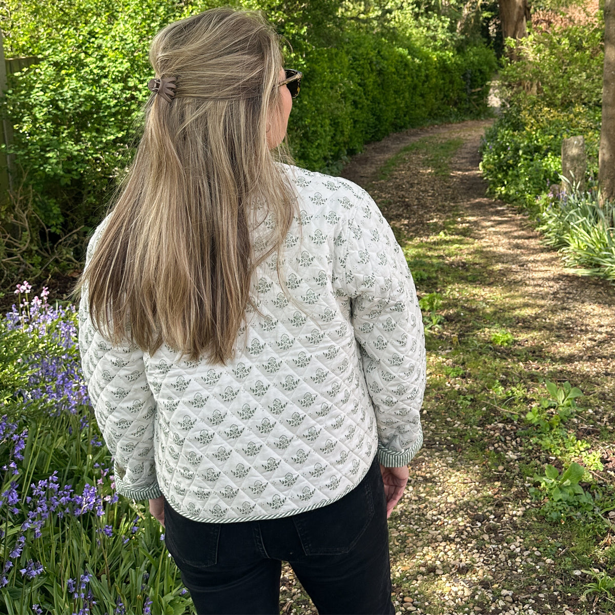 Clara Jacket - Green SECONDS Sizes S, M & L