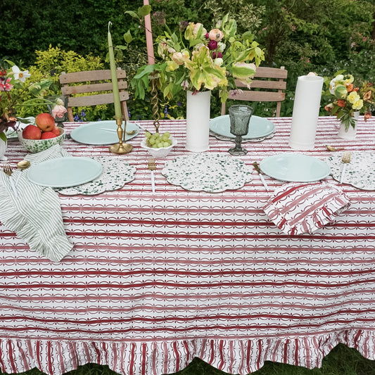 Darcy Stripe Tablecloth