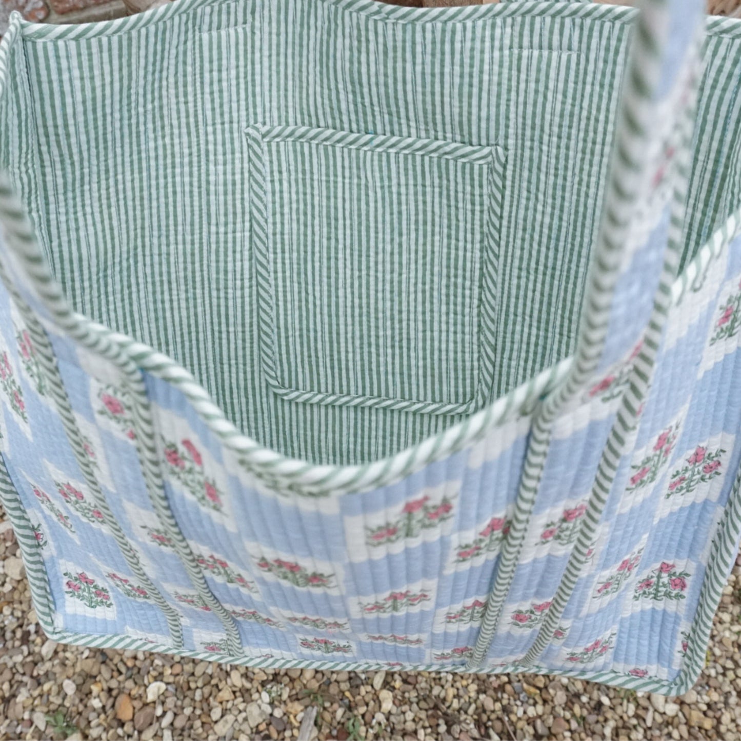 Matilda Blue Tote Bag - Midi