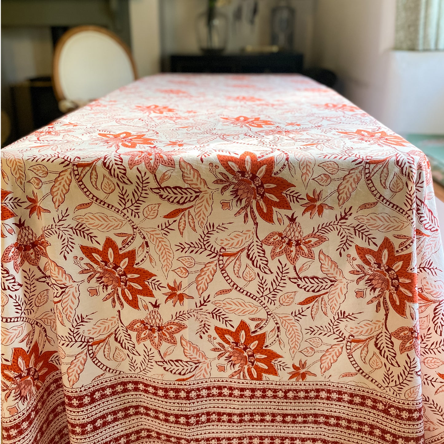 Festive Red Tablecloth