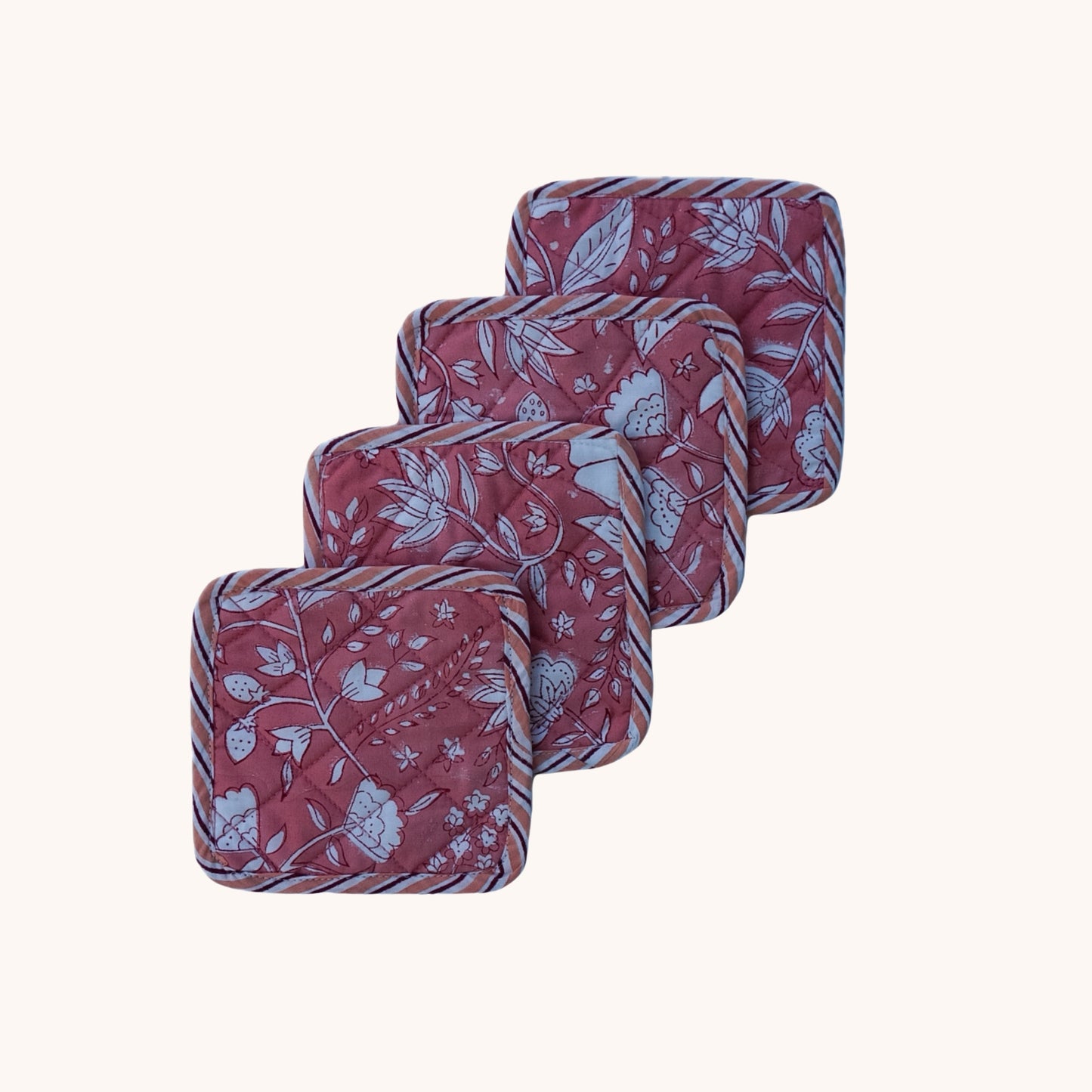 Rose Coasters // Set of 4