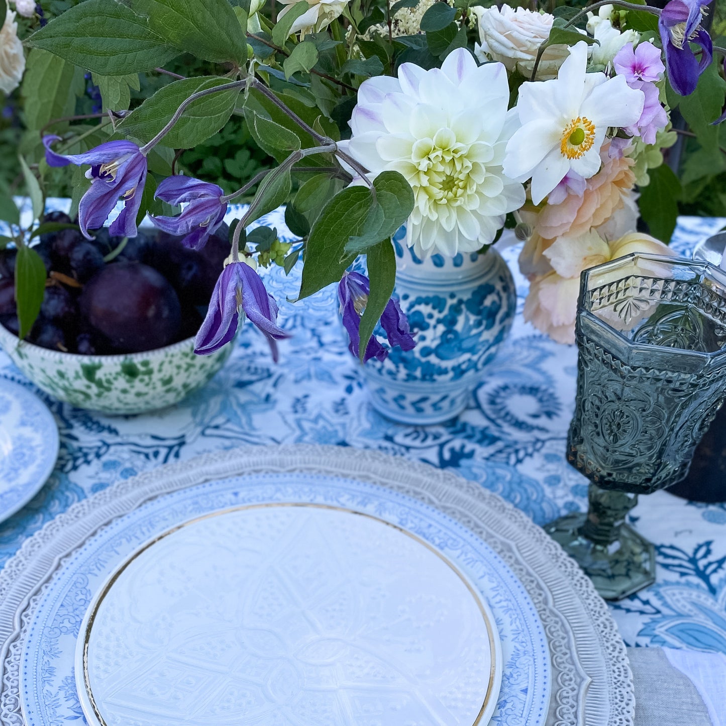 Ravello Vase in Aqua