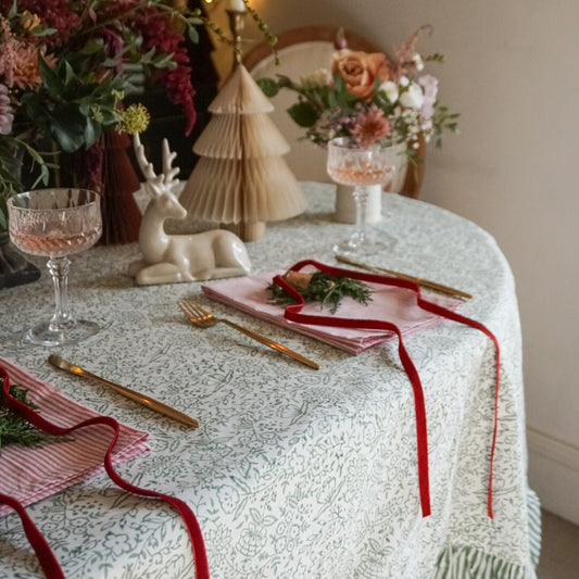 Hazel Green Tablecloth