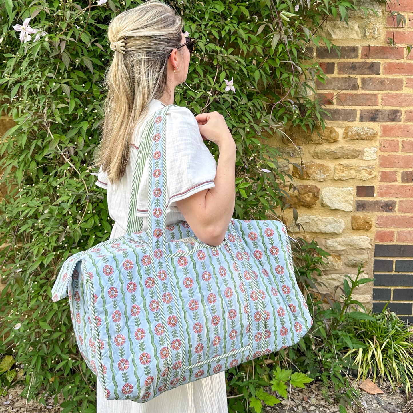 Thea Blue Weekend Bag