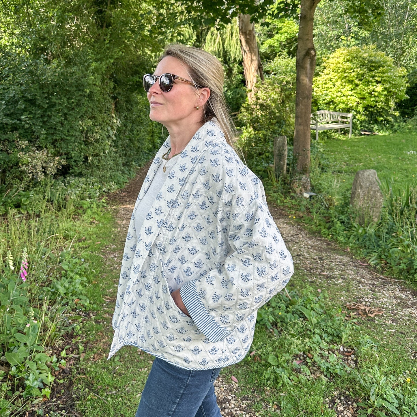 Clara Blue Relaxed Jacket