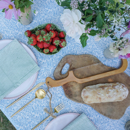 Hazel Blue Tablecloth
