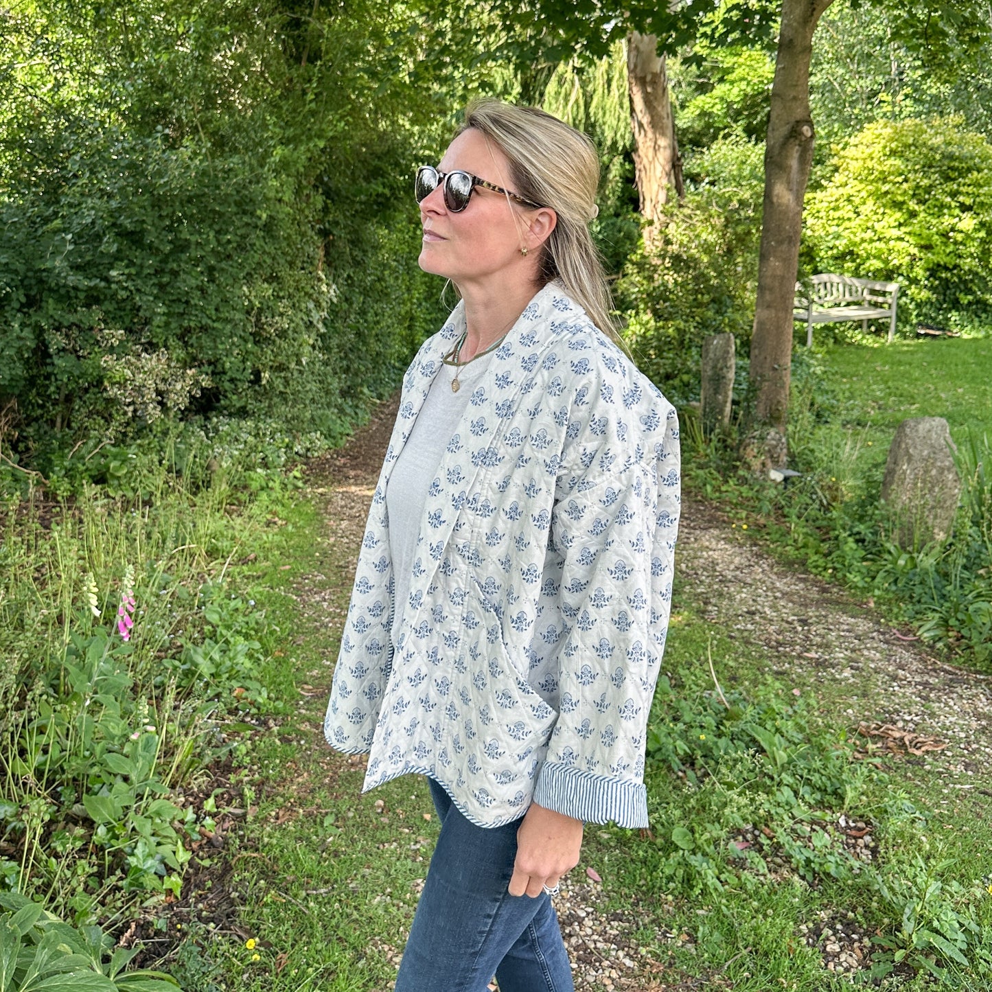 Clara Blue Relaxed Jacket