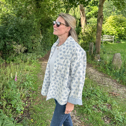 Clara Blue Relaxed Jacket