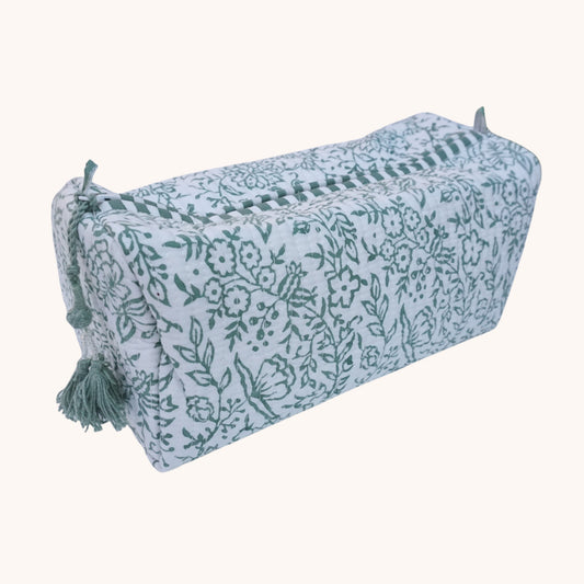 Hazel Green Wash Bag