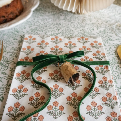 Fleur Napkins in Orange // Set of 4