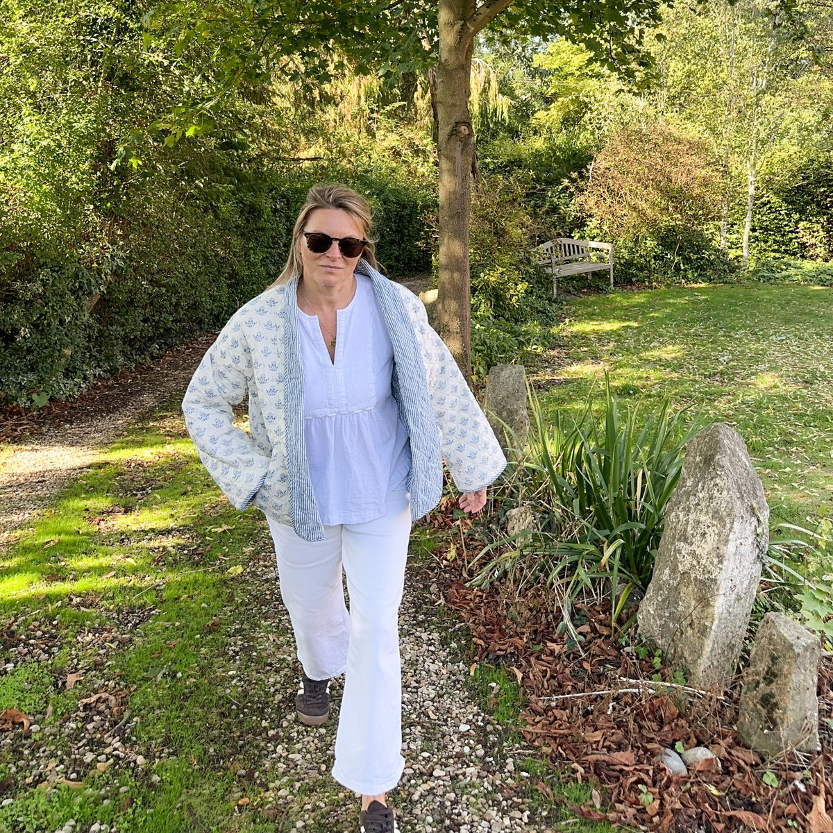 Clara Blue Relaxed Jacket SAMPLE