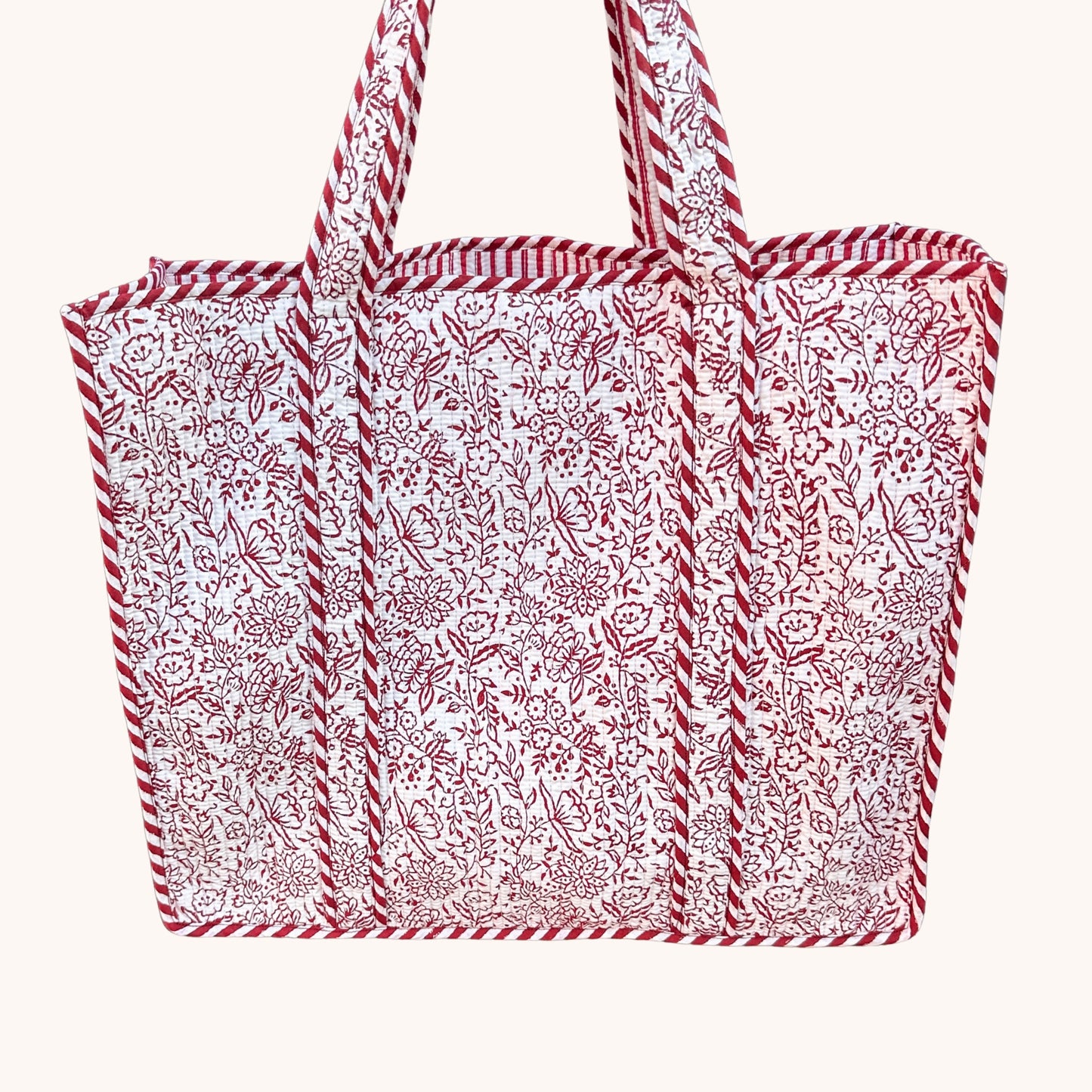 Burgundy Hazel Tote Bag