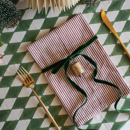 Harlequin Forest Green Tablecloth