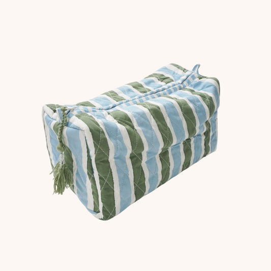 Stripe Small Wash Bag