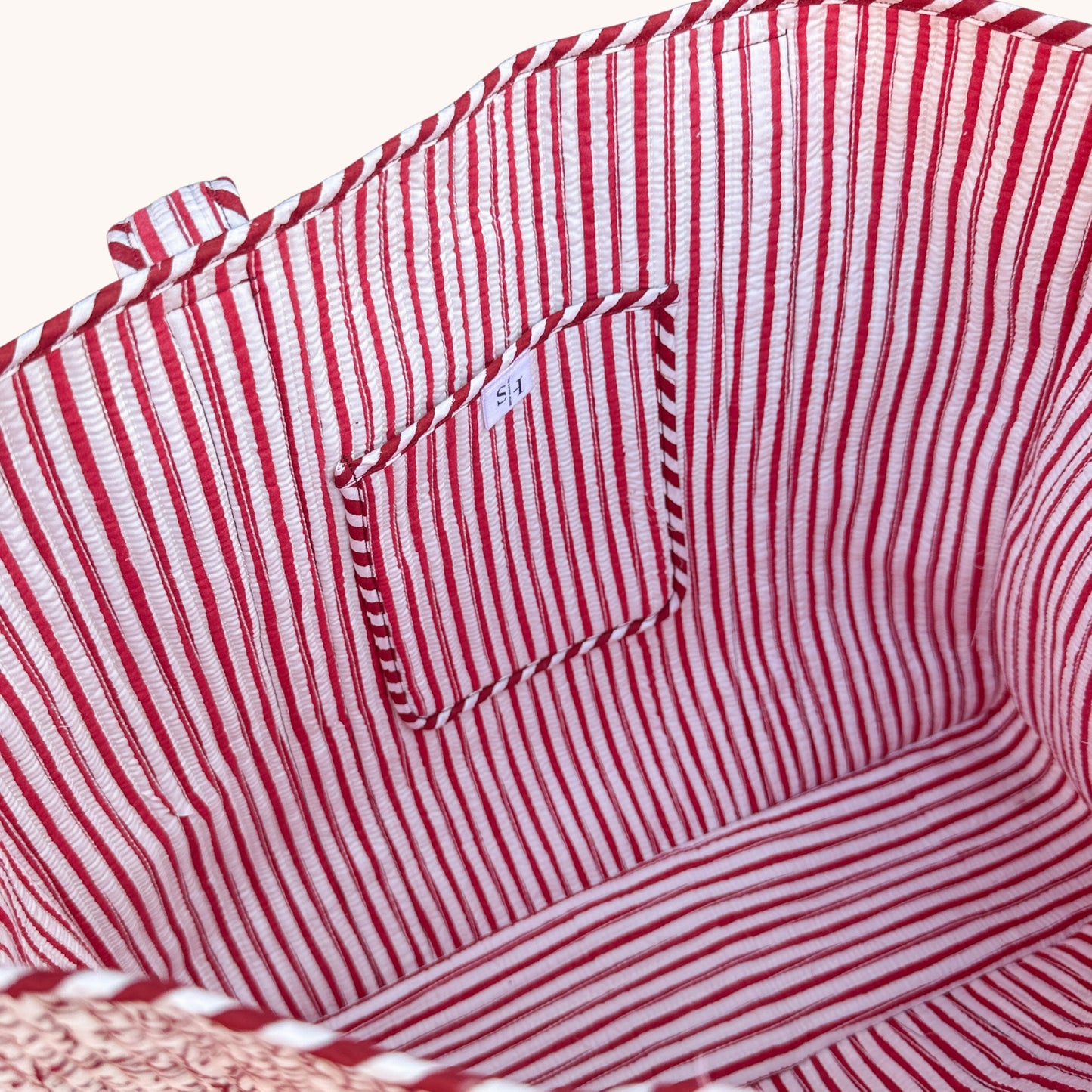 Burgundy Hazel Tote Bag