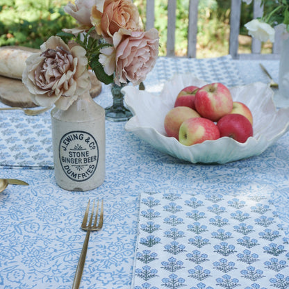 Hazel Blue Tablecloth