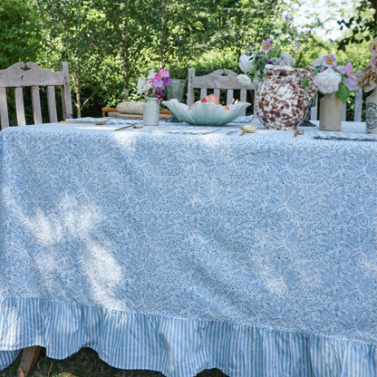 Hazel Blue Tablecloth