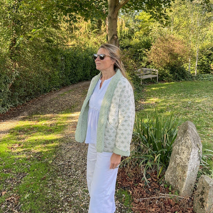 Clara Green Relaxed Jacket SAMPLE