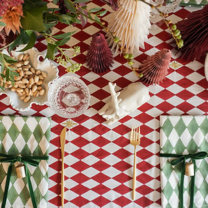 Harlequin Forest Green Napkins // Set of 4