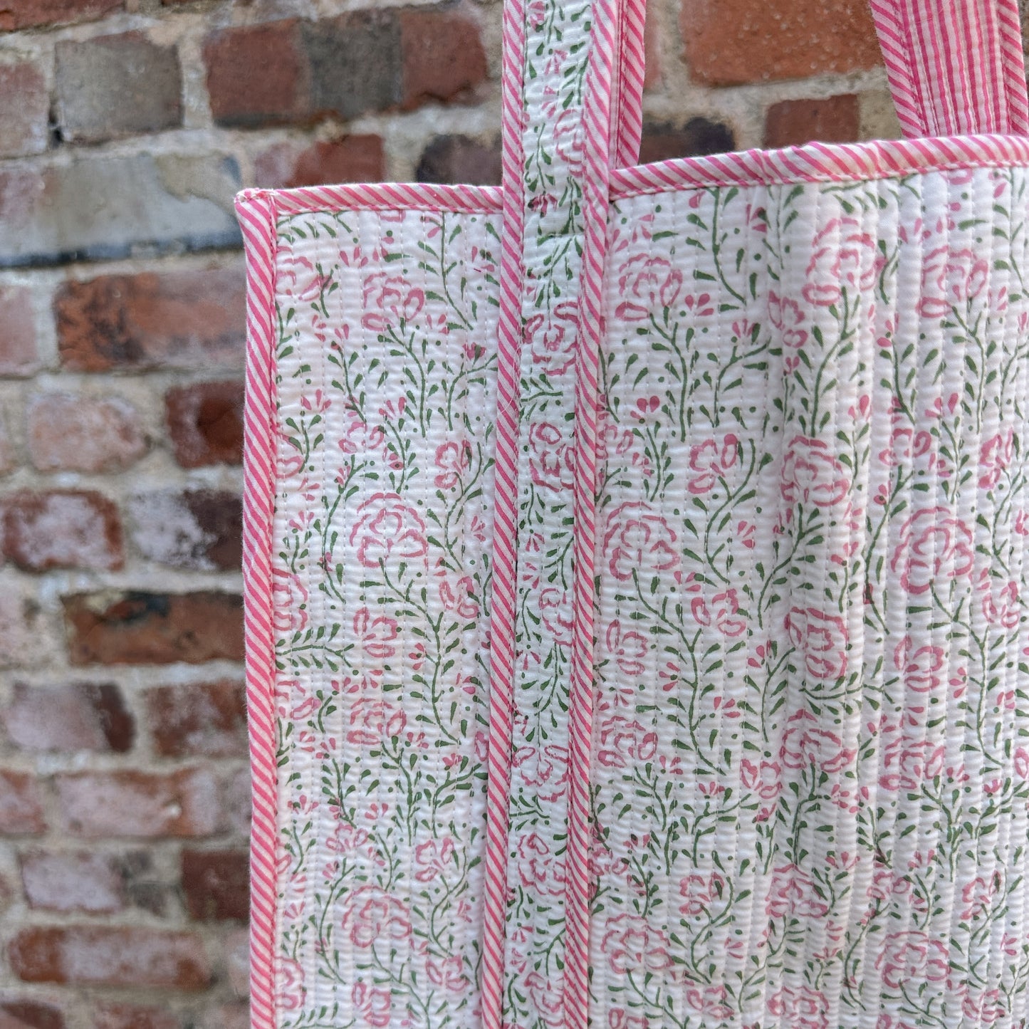 Faye Pink Tote Bag