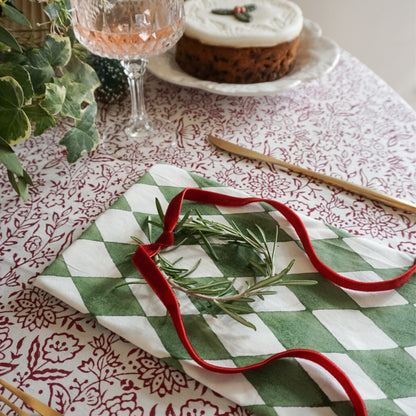 Harlequin Forest Green Napkins // Set of 4