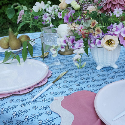 Elle Tablecloth in Blue