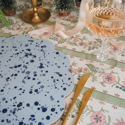 Blue Splatter Placemat