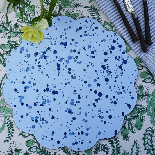Blue Splatter Placemat