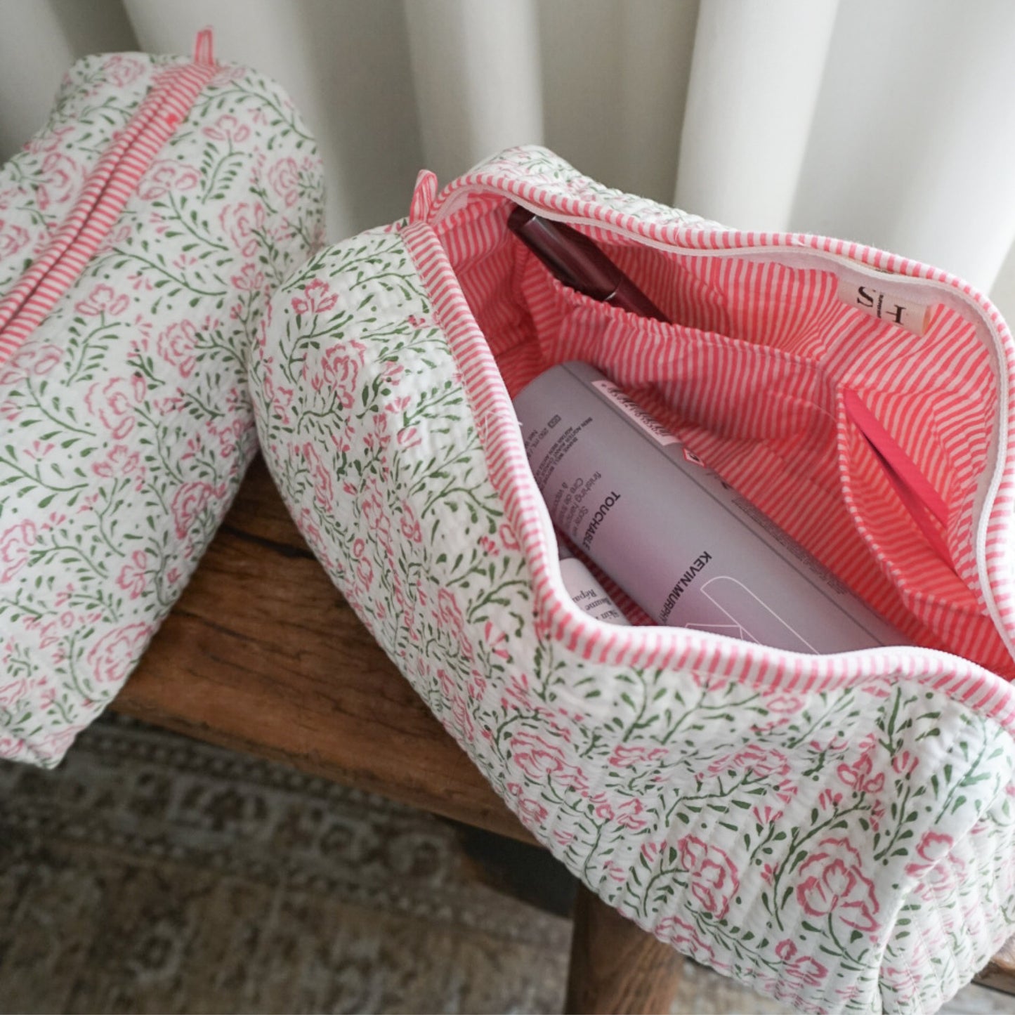 Faye Pink Wash Bag