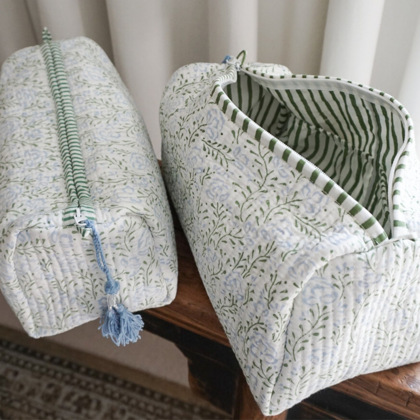 Faye Blue Wash Bag