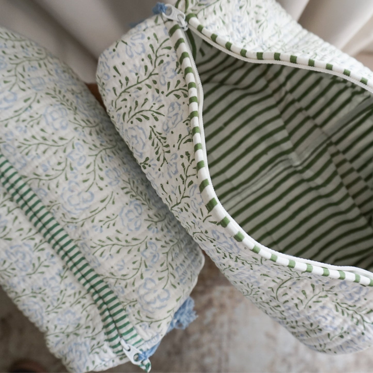 Faye Blue Wash Bag