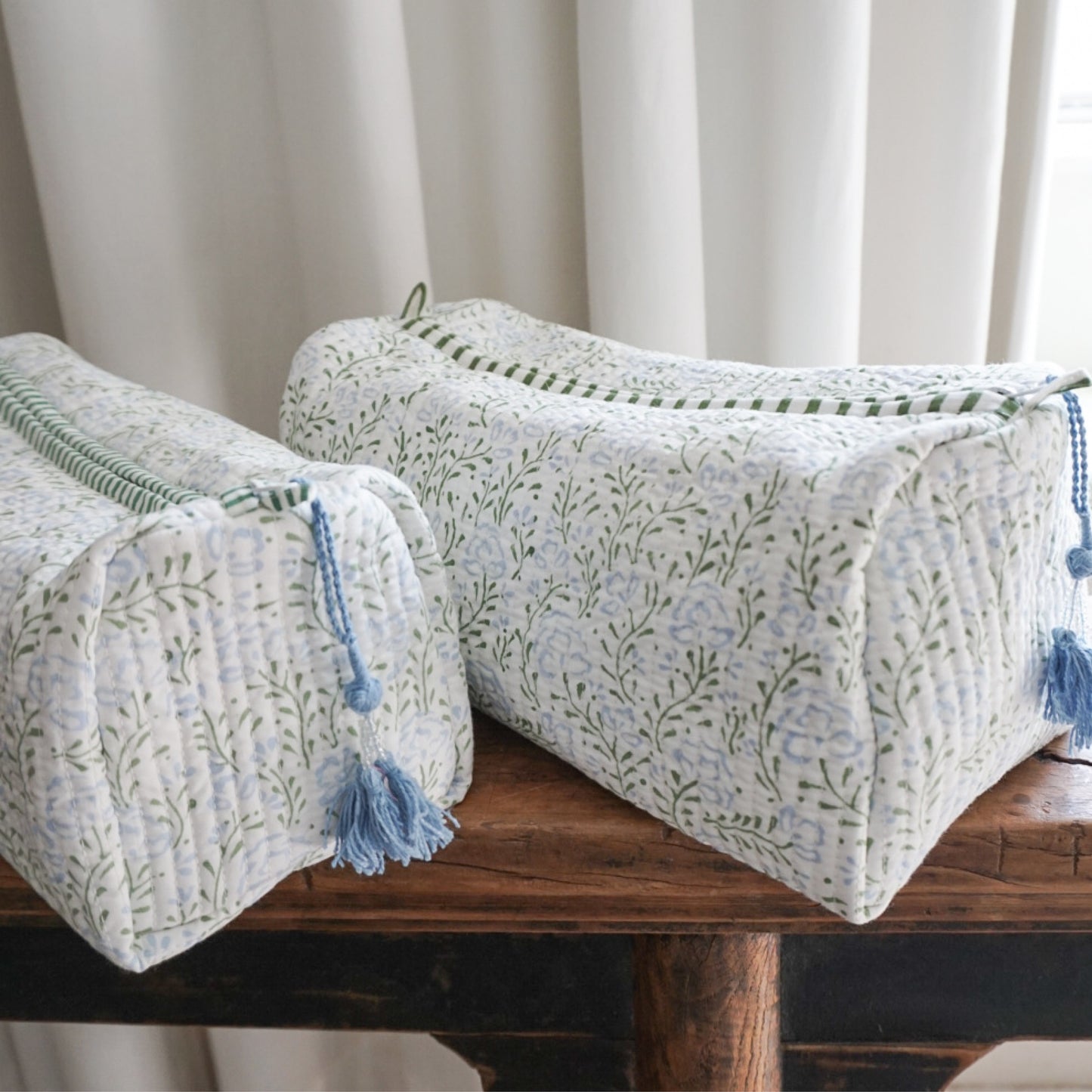 Faye Blue Wash Bag