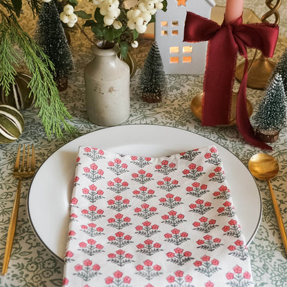 Fleur Napkins in Pink // Set of 4