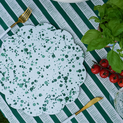 Green Splatter Placemat
