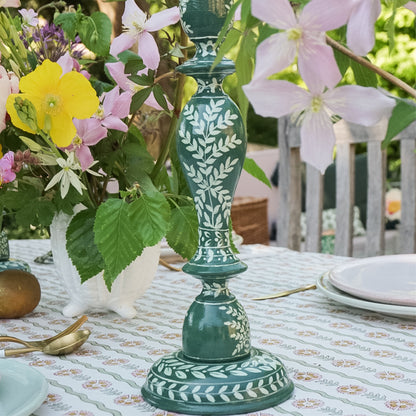 Hand Painted Candlestick