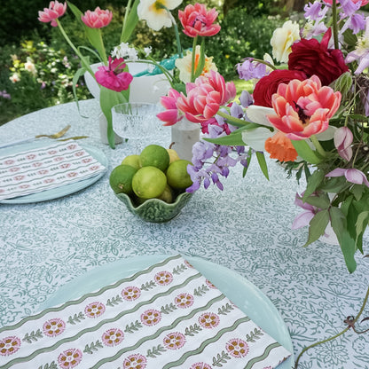 Hazel Tablecloth in Green