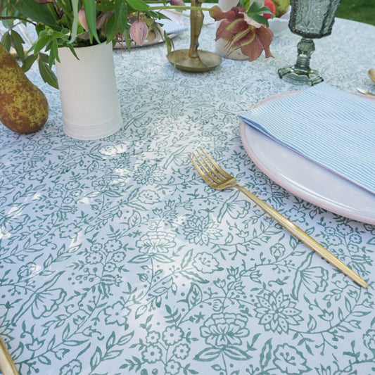 Hazel Green Tablecloth