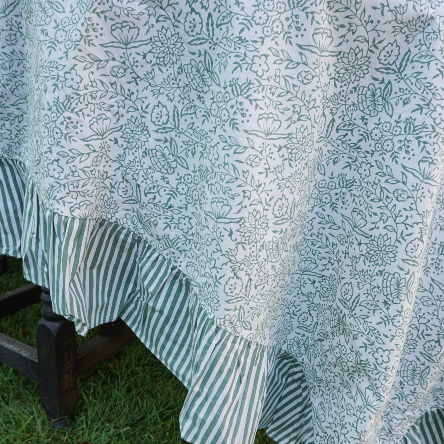 Hazel Green Tablecloth