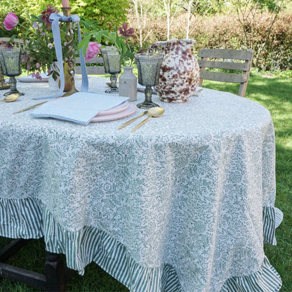 Hazel Green Tablecloth
