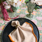 Mustard Stripe Napkins // Set of 4