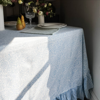Hazel Blue Tablecloth