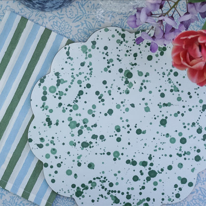 Green Splatter Placemat